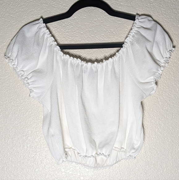 MilkMaid Peasant Style Whimsical Top Bundle In White, Pastel Yellow, & Green - Picture 2 of 6